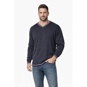 VINTAGE Knit Sweater PLG Co Plugg 357 Black V NECK Men's MAN'S Medium